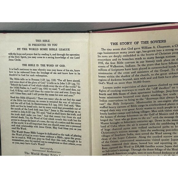 The Holy Bible King James Version Hardcover Black Cover - Picture 3 of 6